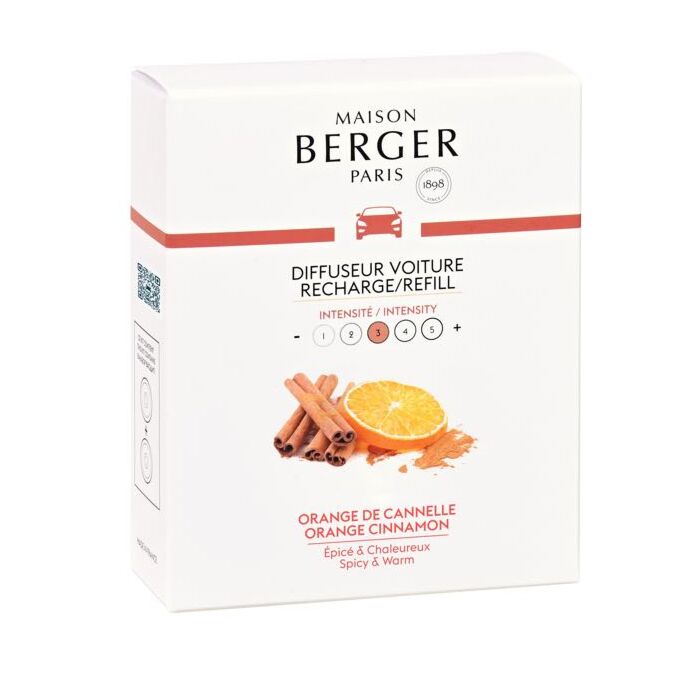 Maison Berger Set of 2 Orange Cinnamon Ceramic Refills-2